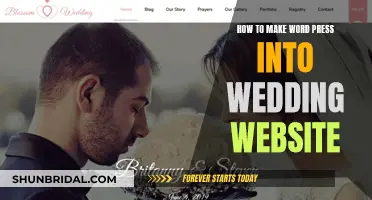 Transform WordPress into a Dream Wedding Website