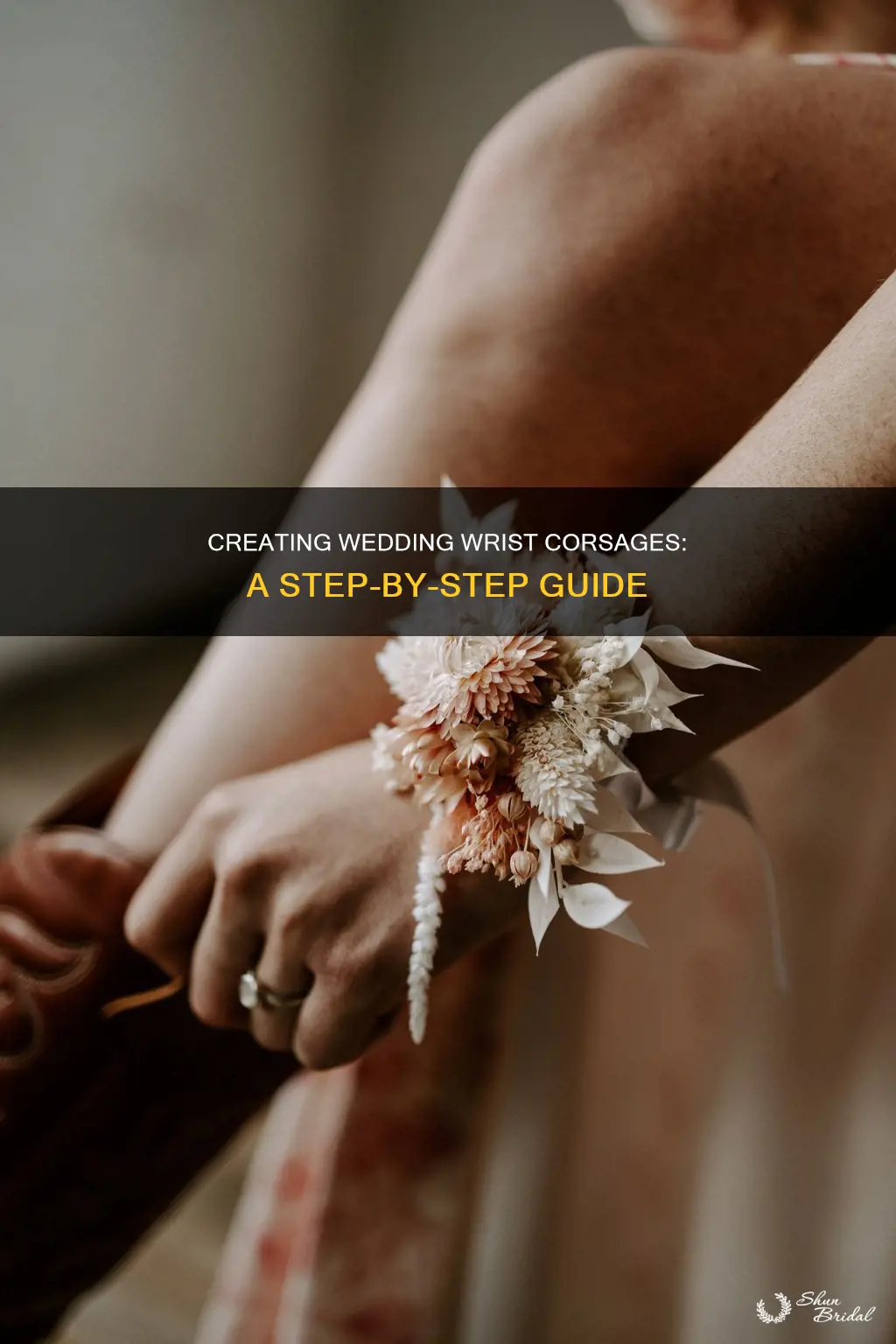 how to make wrist corsage for wedding