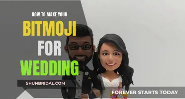 Personalized Bitmoji: Your Wedding Day Avatar