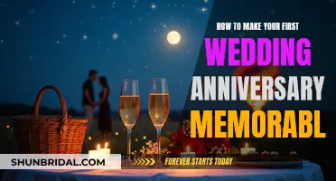 Make Your First Wedding Anniversary Unforgettable and Meaningful