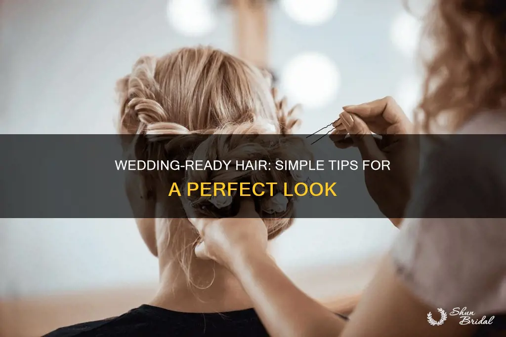 how to make your hair for a wedding