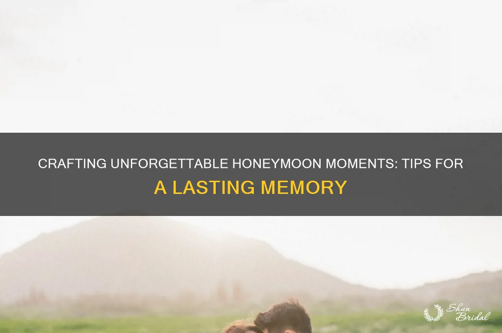 how to make your honeymoon memorable