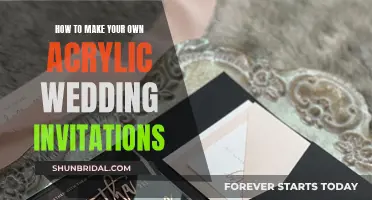 Creating Custom Acrylic Wedding Invites: A Step-by-Step Guide