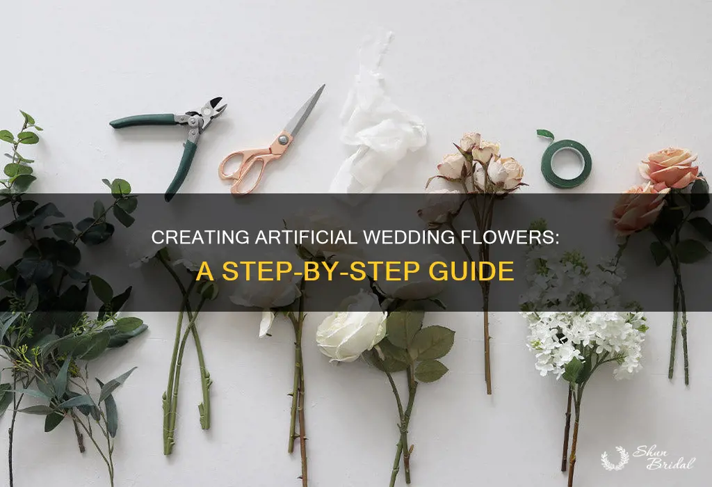 how to make your own artificial wedding flowers