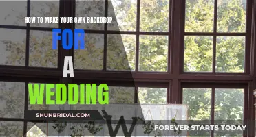 Creating Backdrops for Weddings: DIY Guide for Beginners