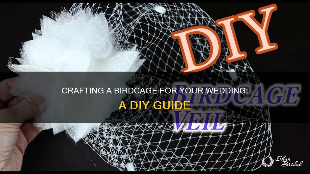 how to make your own bird cage for a wedding