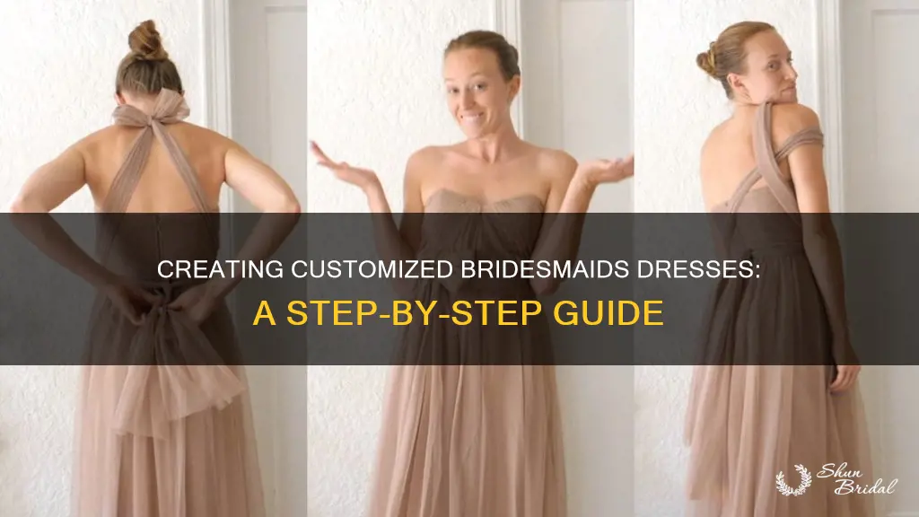 how to make your own bridesmaids dreses