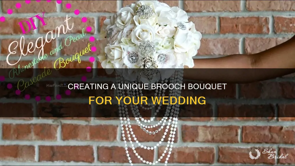 how to make your own brooch wedding bouquet