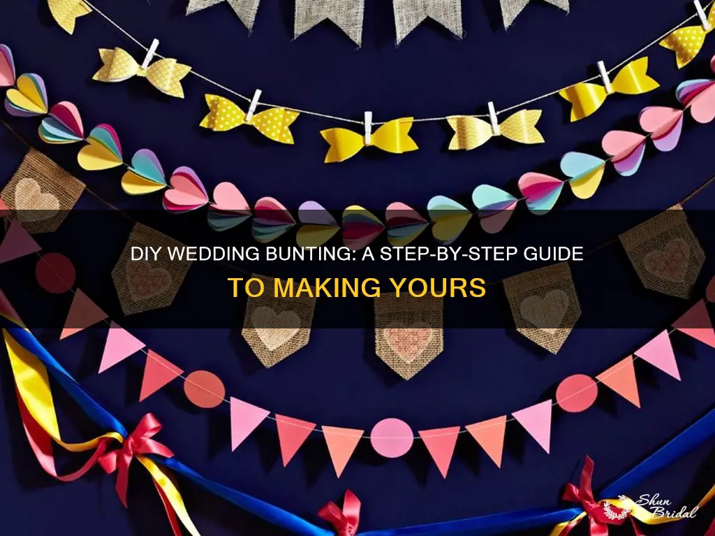 how to make your own bunting for wedding