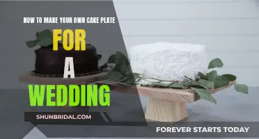 DIY Wedding Cake Plates: A Simple, Personalized Guide