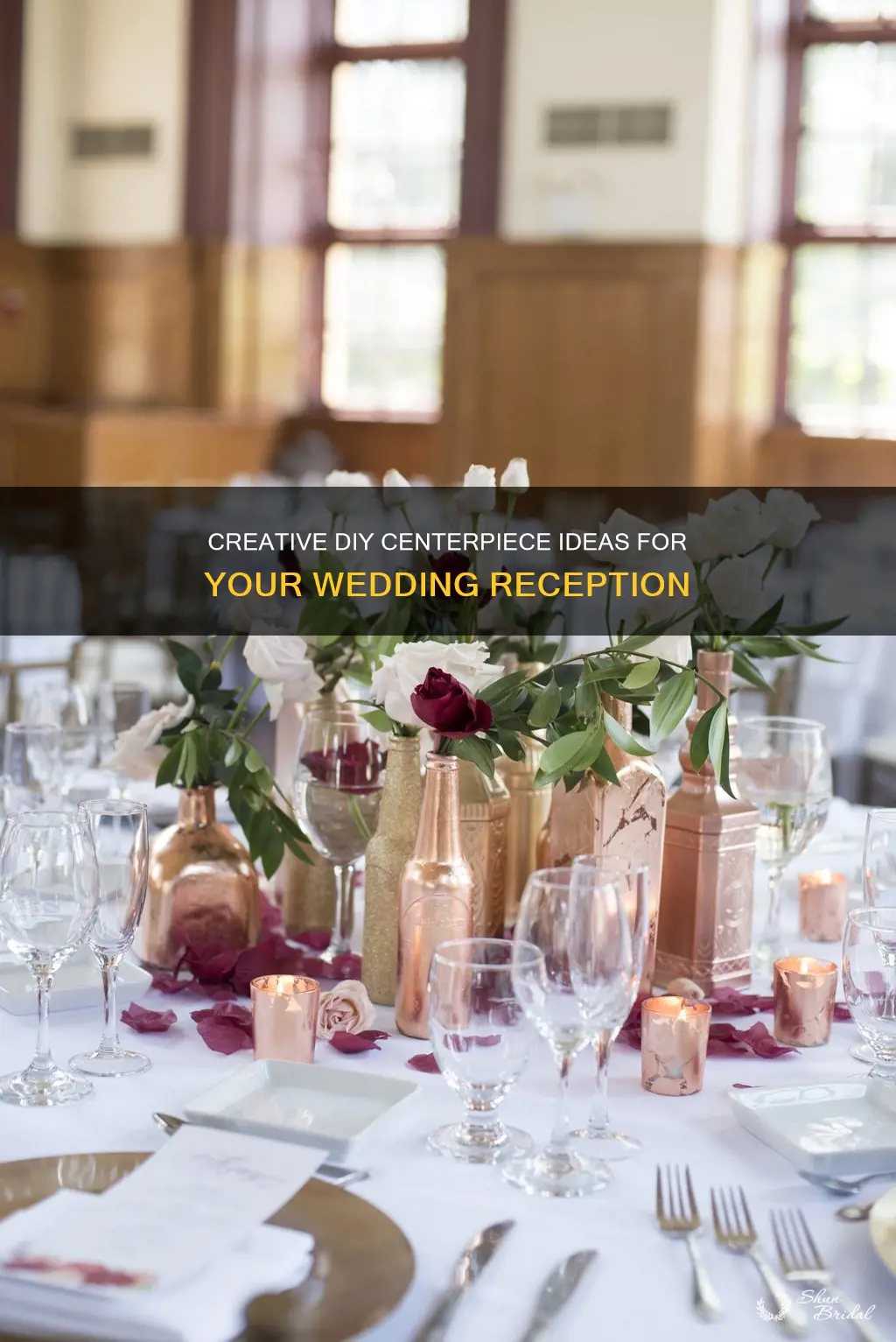 how to make your own centerpieces for a wedding reception