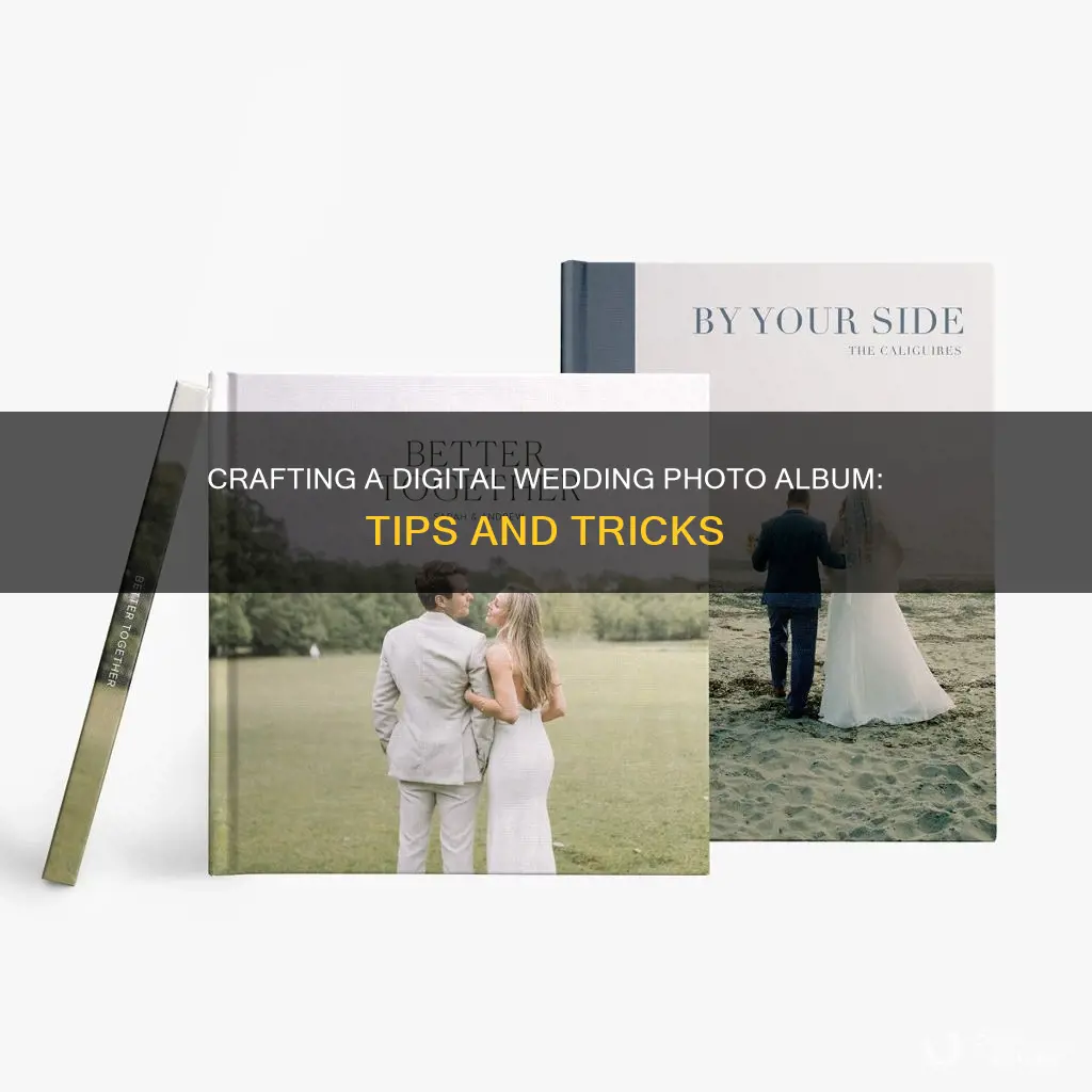 how to make your own digital wedding photo album craft