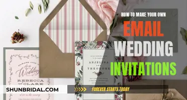 Designing Your Own Email Wedding Invites