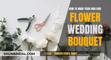 Creating a Bridal Bouquet with Artificial Flowers