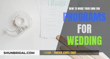 Creating Wedding Fans: A Guide to DIY Programs