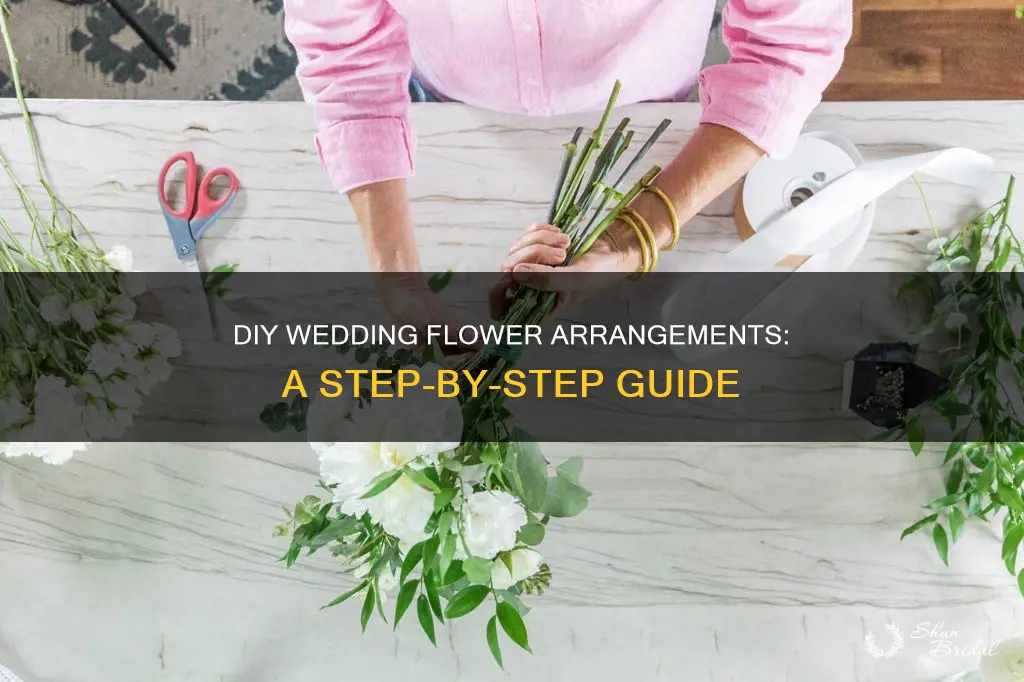 how to make your own flower arrangements for weddings