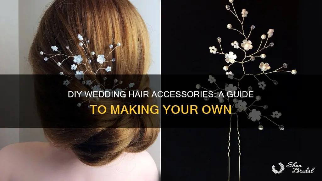 how to make your own hair accessories for wedding