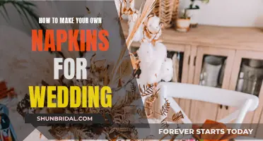 DIY Wedding Napkins: Create Your Own for Your Special Day