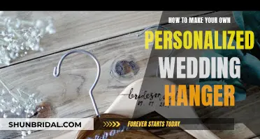 Create a Unique Wedding Hanger for Your Big Day