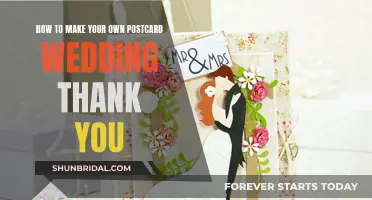 Creating Personalized Postcard Wedding Thank-Yous