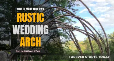 Creating a Rustic Wedding Arch: A DIY Guide