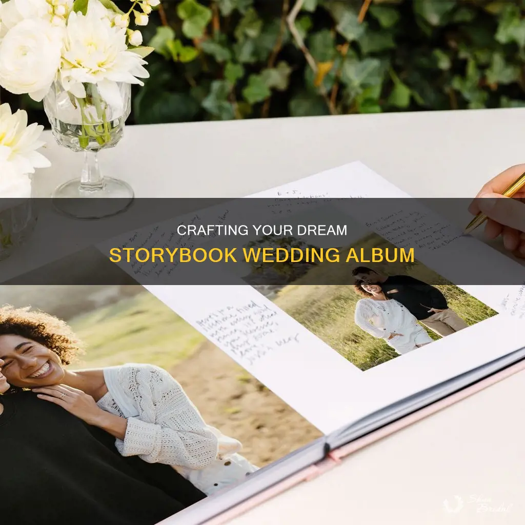 how to make your own storybook wedding album