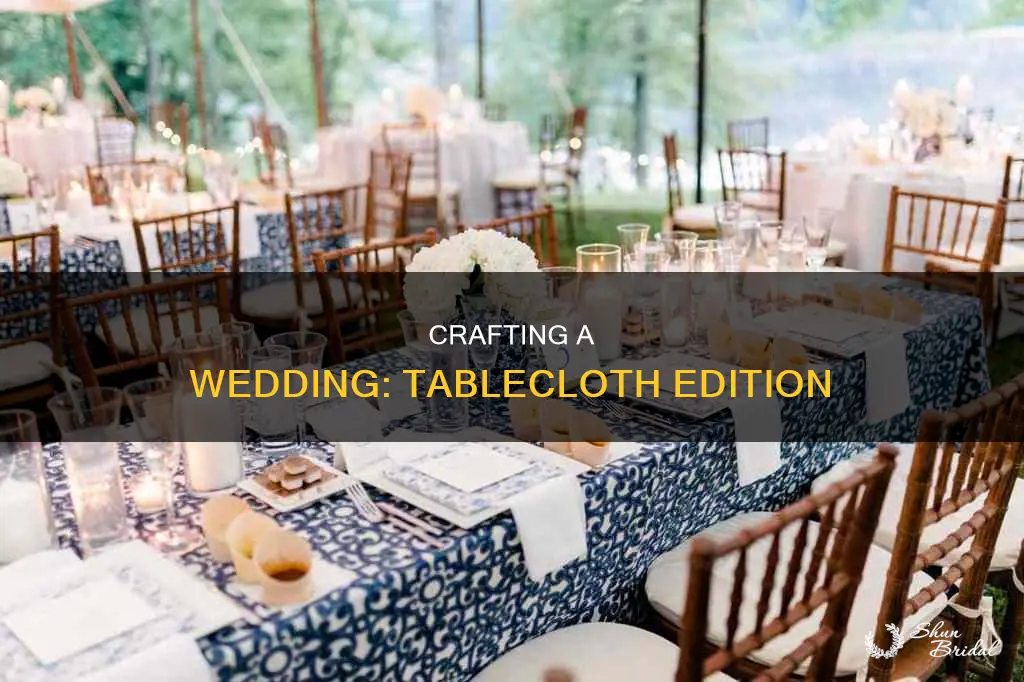 how to make your own tablecloth wedding