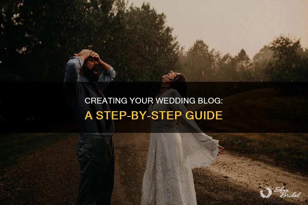 how to make your own wedding blog