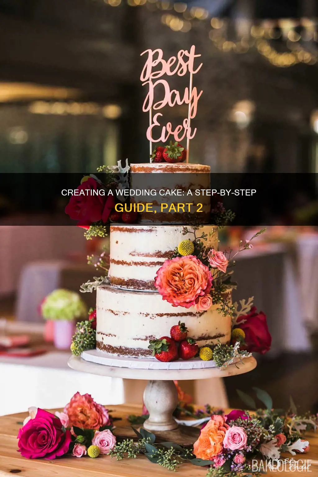 how to make your own wedding cake part 2