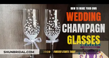 Personalized Wedding Champagne Glasses: DIY Guide