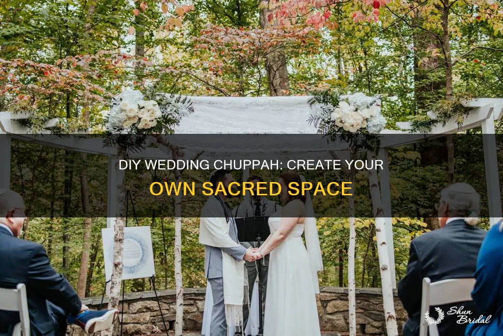 how to make your own wedding chuppah