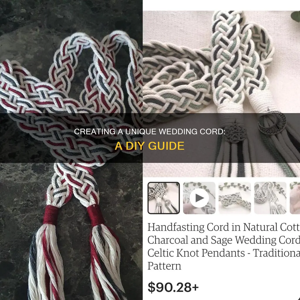 how to make your own wedding cord