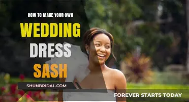 DIY Wedding Dress Sash: A Guide