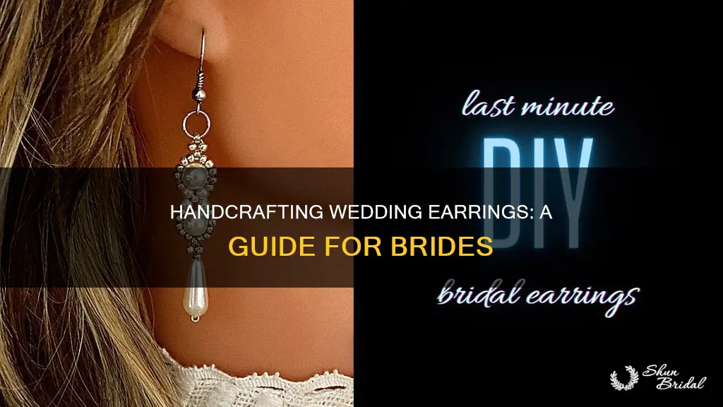 how to make your own wedding earrings