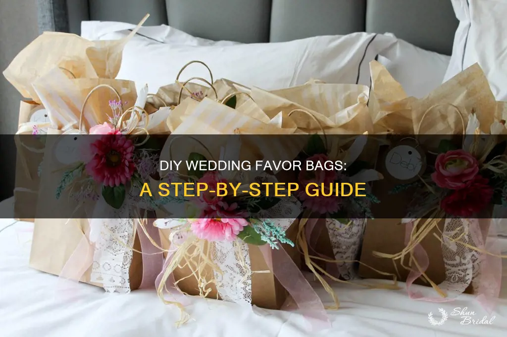 how to make your own wedding favor bags