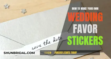 Personalized Wedding Favor Stickers: A DIY Guide