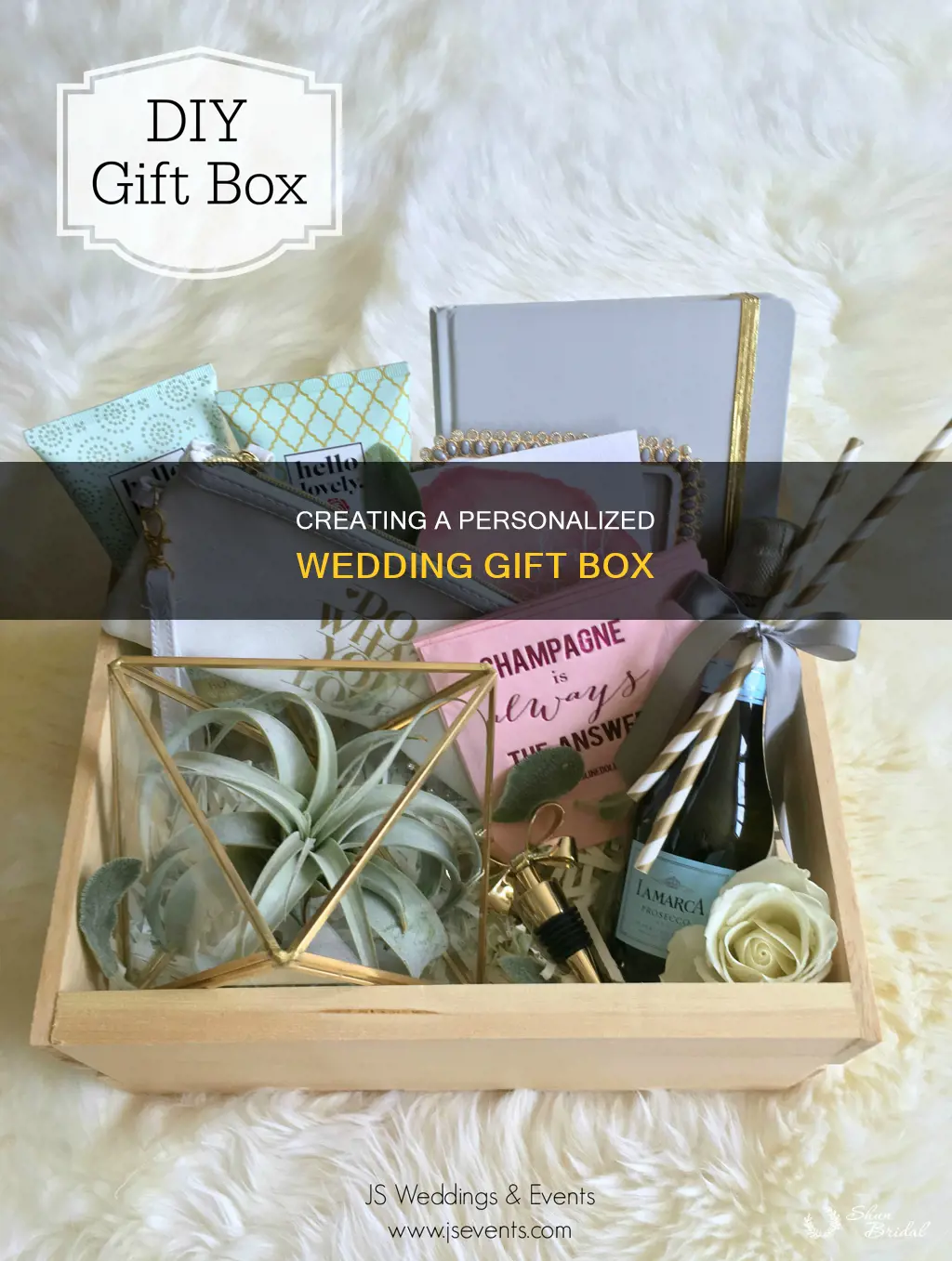 how to make your own wedding gift box