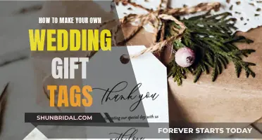 Creating Personalized Wedding Gift Tags: A DIY Guide