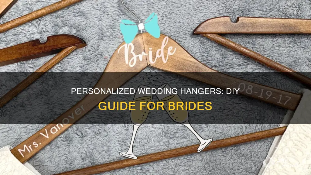 how to make your own wedding hangers