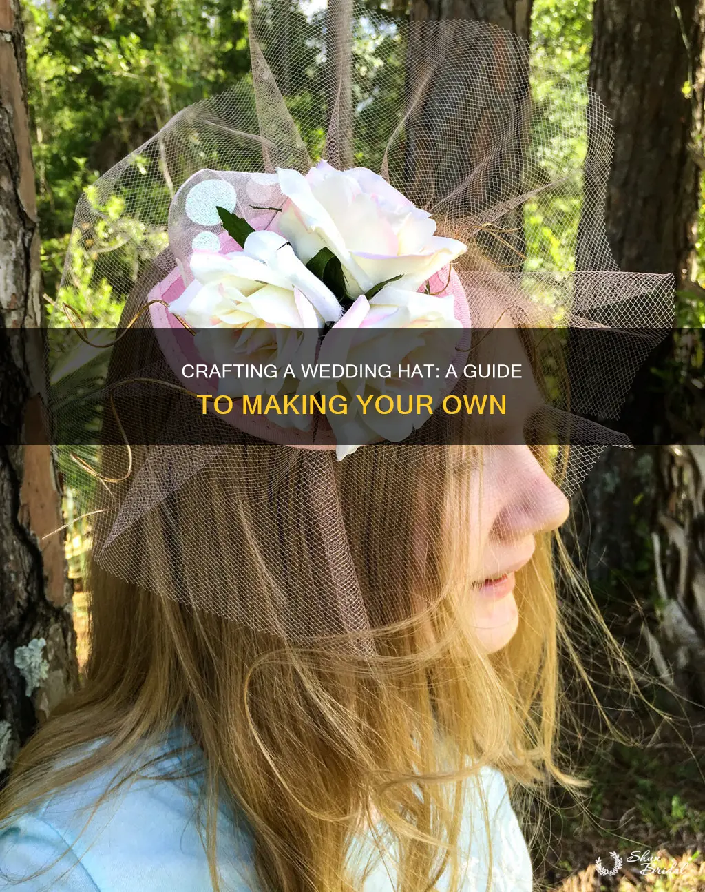 how to make your own wedding hat