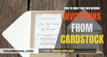 Creating Wedding Invites: Cardstock and Crafting Basics