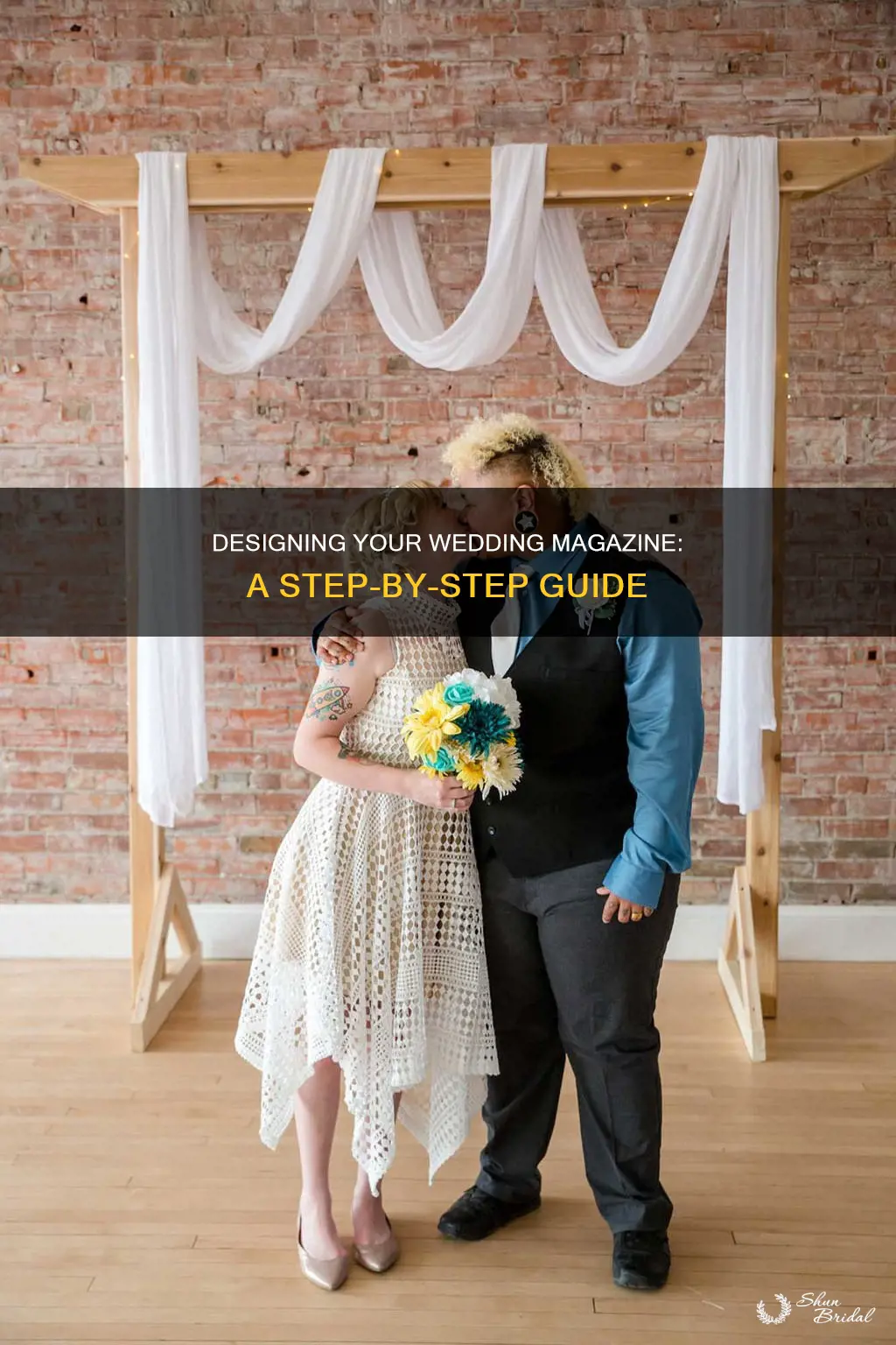 how to make your own wedding magazine