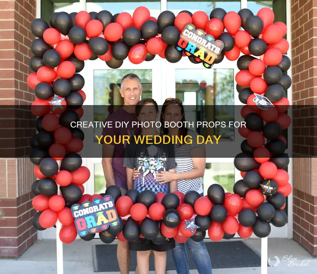 how to make your own wedding photo booth props