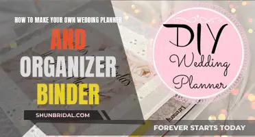 Create Your Dream Wedding Planner and Organizer Binder