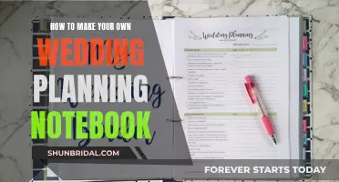 Create Your Dream Wedding Planning Notebook