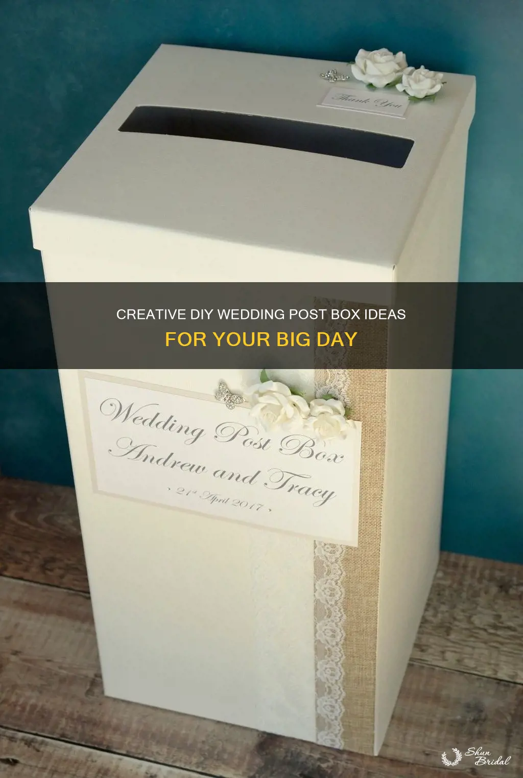 how to make your own wedding post box