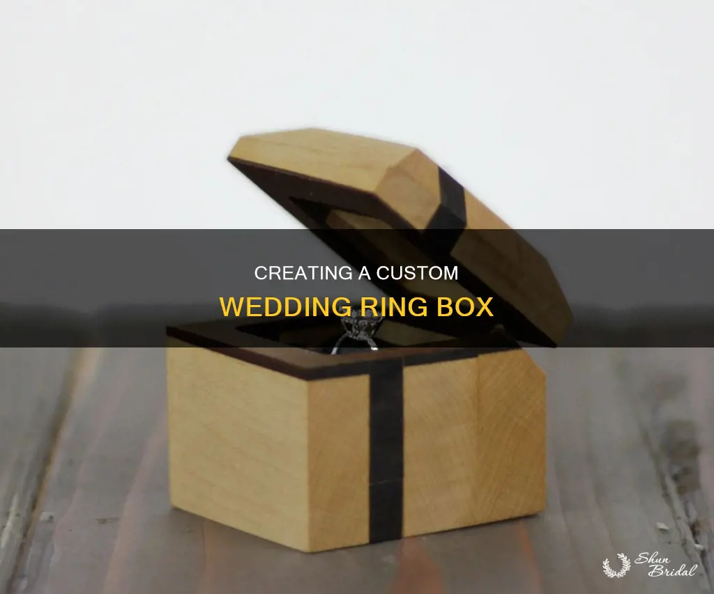 how to make your own wedding ring box