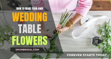 Creating Your Wedding Table Flowers: A Simple Guide