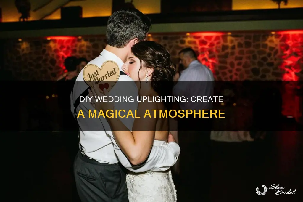 how to make your own wedding uplighting