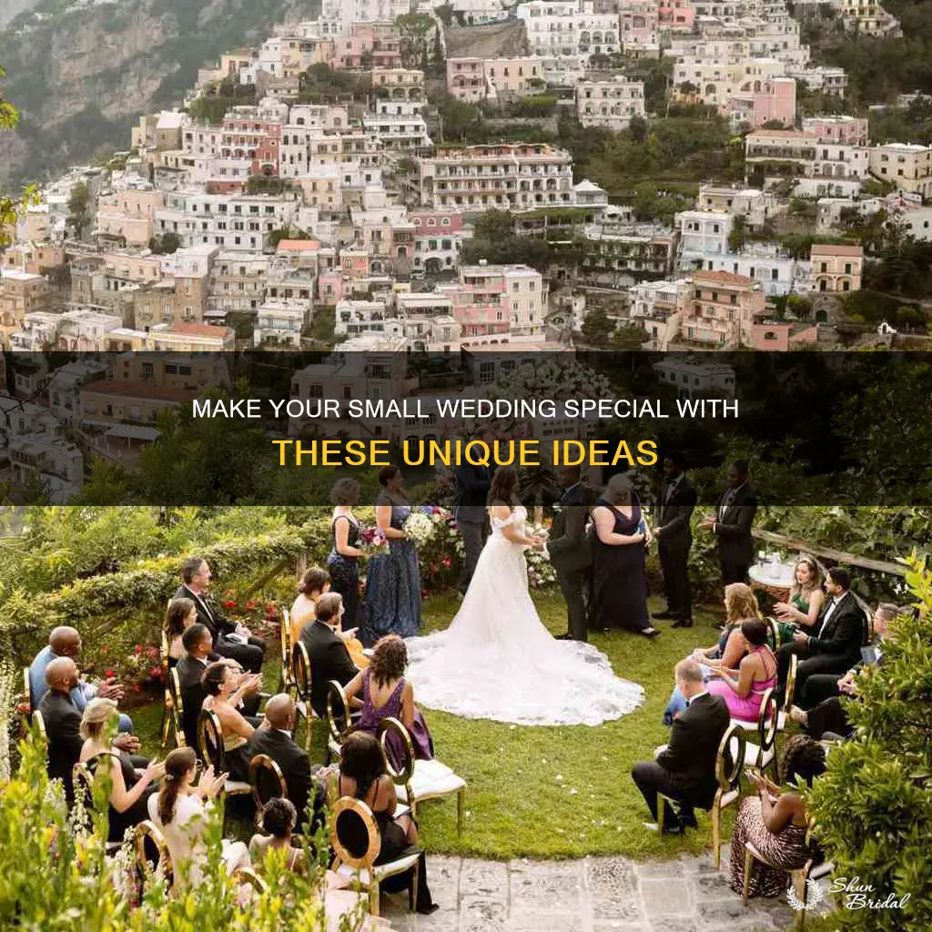 how to make your small wedding special